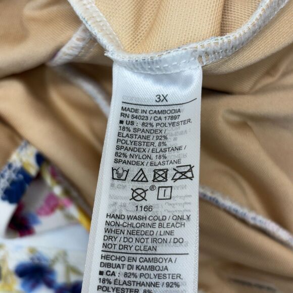 NWT Old Navy Women One Piece Swimsuit Dress Size 3X Floral D018 -7 - Picture 10 of 16